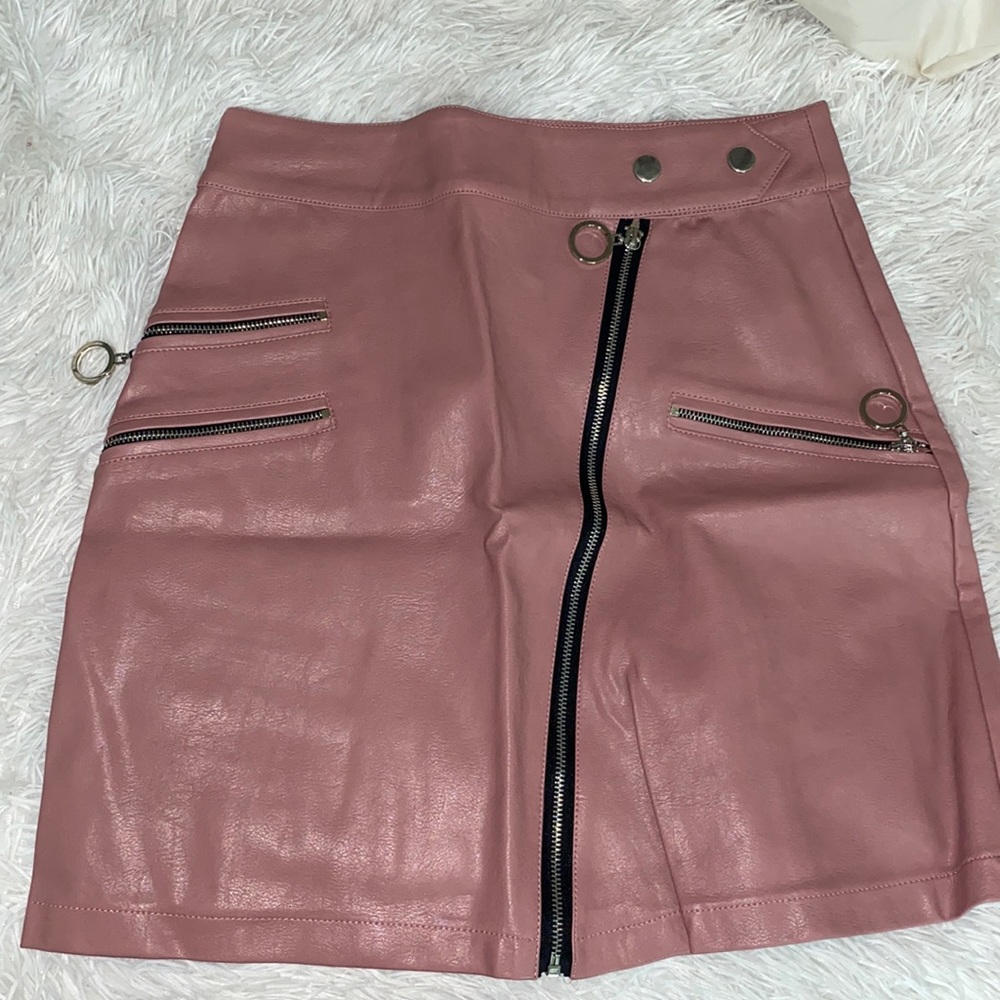 Faux Leather skirt